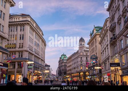 Graben, Vienna, Austria Foto Stock