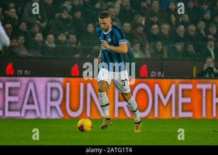 Udine, Italia. 02nd Feb, 2020. 31i durante Udinese Calcio vs FC Internazionale, campionato italiano A incontro di calcio a Udine, Italia, 02 febbraio 2020 Credit: Agenzia fotografica indipendente/Alamy Live News Foto Stock