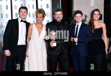 Andy Serkis, con il Suo Eccezionale Contributo britannico al premio Cinema Bafta, partecipa al party After Show per i 73rd British Academy Film Awards. Foto Stock