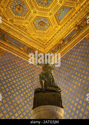 Sala del Gigli, Palazzo Vecchio, Firenze Foto Stock