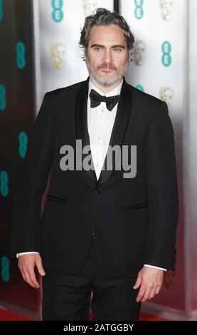 Londra, Regno Unito. 02nd Feb, 2020. L'attore americano Joaquin Phoenix frequenta il British Academy Film Awards Party alla Grosvenor House di Londra il 2 febbraio 2020. Foto di Rune Hellestad/UPI Credit: UPI/Alamy Live News Foto Stock