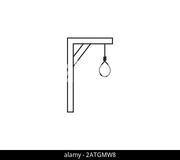 Gpermette, icona morte. Illustrazione vettoriale, design piatto. Illustrazione Vettoriale