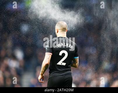 Londra, Regno Unito. 02nd Feb, 2020. Il Kyle Walker di Manchester City durante la partita della Premier League tra Tottenham Hotspur e Manchester City il 2 febbraio 2020 al Tottenham Hotspur Stadium, Londra, Inghilterra. Credito: Cal Sport Media/Alamy Live News Foto Stock