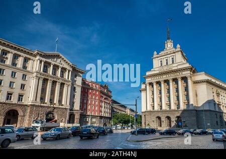 Consiglio dei ministri, Assemblea nazionale casa ufficio, a Sofia, Bulgaria Foto Stock