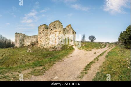 Rovine del castello di Brahehus, vicino a Granna, Smaland, Svezia, Scandinavia Foto Stock
