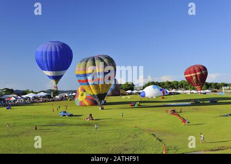 Taiwan International Balloon Festival Luyeh Hill Foto Stock