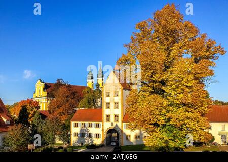 Chiostro Rot an der Rot a Baden-Württemberg, Germania Foto Stock