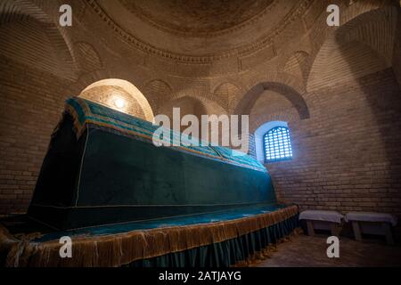 Mausoleo Di Arystan Bab Nel Kazakistan Turkestan. Foto Stock