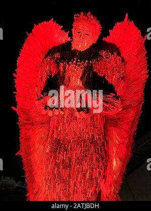 L'Angelo dei coltelli di Alfie Bradley al Sage Gatesheshead Foto Stock