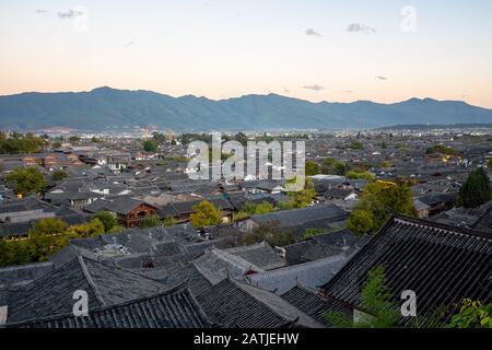 Città vecchia di Lijiang Yunnan, Cina Foto Stock
