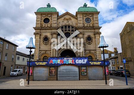 Ex Teatro Mulino A Vento, Great Yarmouth, Norfolk, Inghilterra. Foto Stock