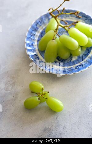 Strega uve del dito o noto anche come cotone Candy uva Foto Stock
