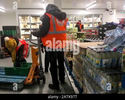 Food Bank, Lione, Francia Foto Stock