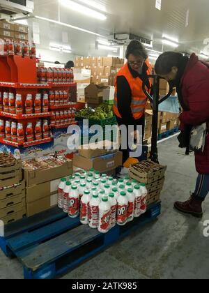 Food Bank, Lione, Francia Foto Stock