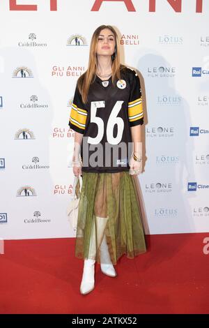 Roma, Italia. 3rd Feb, 2020. Roma, Auditorium della conciliazione.PremiÃ¨re del film 'gli anni piÃ¹ belli'.nella foto: Giulia Latini. Credito: Lucia Casone/Zuma Wire/Alamy Live News Foto Stock