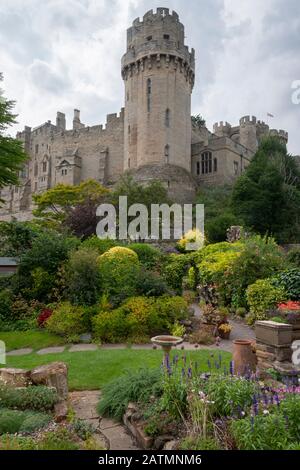 Il Castello di Warwick, Warwick, Warwickshire, Inghilterra Foto Stock