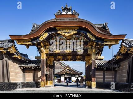 Nino Castle Shogun Palace A Kyoto, Giappone Foto Stock