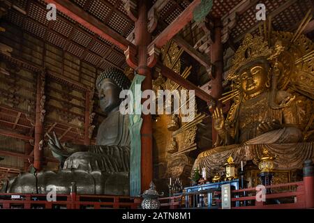 Tempio del Grande Buddha Todaiji a Nara., Giappone. Foto Stock