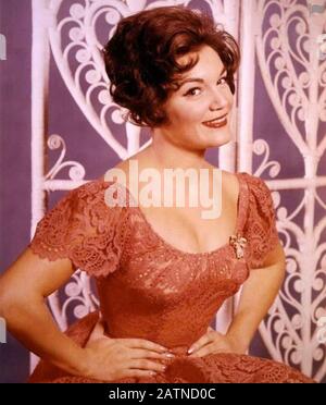 Connie FRANCIS Foto promozionale di cantante pop americano e attrice cinematografica circa 1960 Foto Stock