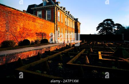 parco charlecote, residenza signorile del warwickshire, inghilterra Foto Stock