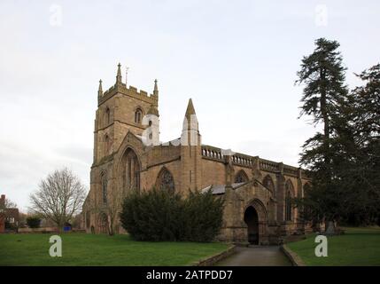 Leominster chiesa priorale, Herefordshire, Inghilterra, Regno Unito. Foto Stock