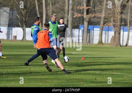 KSC Training secondo campionato con Christian Eichner Karlsruher SC Foto Stock