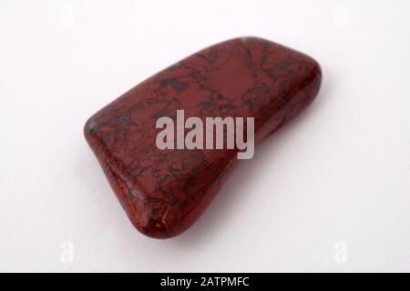 Una pietra rossa di Jasper Foto Stock