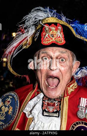 Il Regno Unito celebra l'uscita dall'UE. Celebrazioni per la Brexit. Parliament Square, Londra, Regno Unito. 31st gennaio 2020. Foto Stock