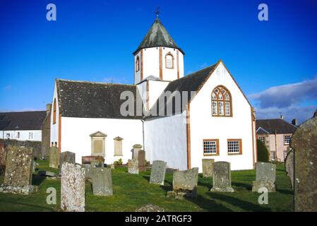 17th secolo chiesa a Lauder, Berwickshire, Scottish Borders, Regno Unito Foto Stock