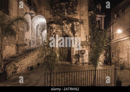 Palazzo Della Cancelleria, Ragusa Ibla, Sicilia, Italia Foto Stock