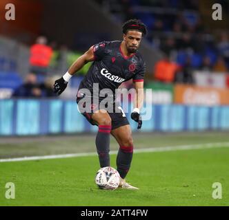 Cardiff, Glamorgan, Galles, Regno Unito. 4th Feb 2020. English Fa Cup Football, Cardiff City Vs Reading; Garath Mccleary Of Reading - Solo Per Uso Strettamente Editoriale. Nessun utilizzo con audio, video, dati, elenchi di fixture, logo club/campionato o servizi "live" non autorizzati. Uso on-line in-match limitato a 120 immagini, senza emulazione video. Non utilizzare in scommesse, giochi o singole pubblicazioni club/campionato/giocatore Foto Stock