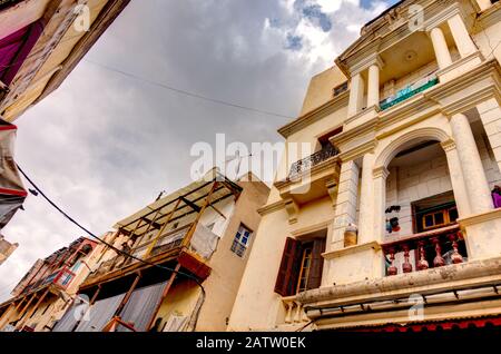 Quartiere Ebraico A Fez, Marocco Foto Stock