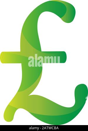 Pound simbolo di valuta Illustrazione Vettoriale