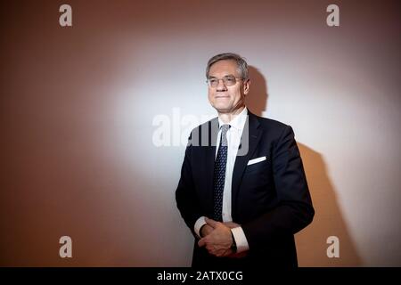 Berlino, Germania. 21st Gen 2020. Magnus Hall, CEO di Vattenfall, durante un'intervista con dpa. Credit: Christoph Soeder/Dpa/Alamy Live News Foto Stock