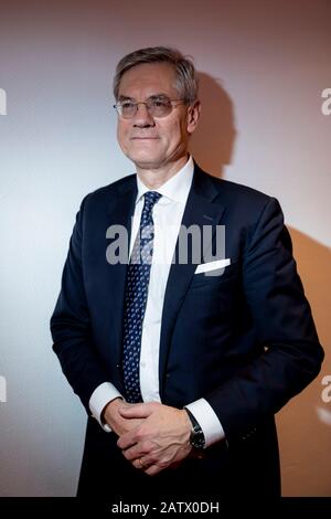 Berlino, Germania. 21st Gen 2020. Magnus Hall, CEO di Vattenfall, durante un'intervista con dpa. Credit: Christoph Soeder/Dpa/Alamy Live News Foto Stock