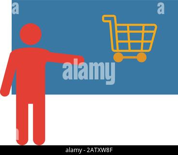 Abilità di vendita e la relativa icona. Semplice elemento da soft skills raccolta di icone. Creative sulle abilità di vendita icona, ui ux, applicazioni software e infographics Illustrazione Vettoriale