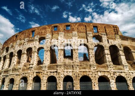 Colosseo a Roma, Italia Foto Stock