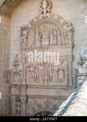 Portada de la Pellejería. Catedral De Santa María. Burgos. Castilla León. España Foto Stock