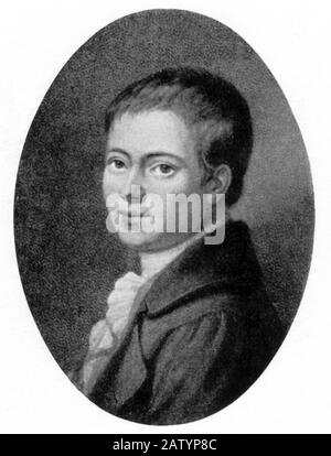 Il drammaturgo e scrittore tedesco Heinrich von KLEIST ( Frankfurt Oder 1777 - Wannsee , Potsdam 1811 ) , autore di' il Principe di Homburg Foto Stock