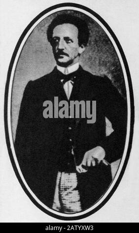 Il politico tedesco Ferdinand LASSALLE ( 1825 - 1864 ) , fondatore socialista nel 1863 dell'associazione generale dei lavoratori tedeschi, futuro Socialdemocratico Foto Stock