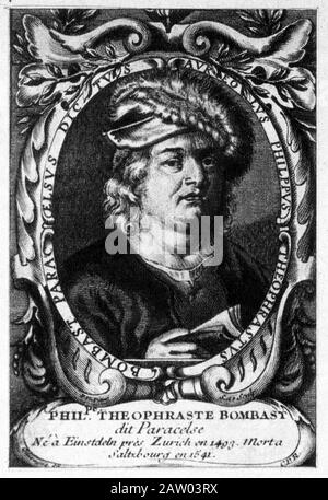 Il medico svizzero, filosofo e alchimista PARACELSUS (nato Philipp Theofrast Bombast von Hohenheim , 1493 - 1541 ) - PARACELSO - MEDICO - fil Foto Stock