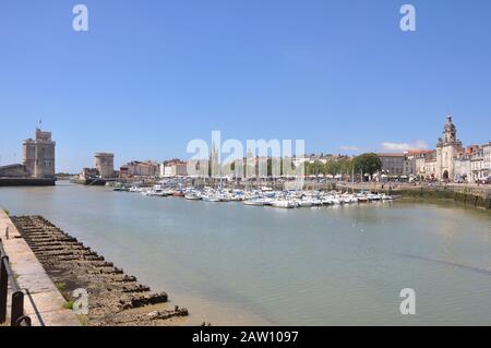 Sito turistico di la Rochelle, Francia. Porto e dintorni Foto Stock