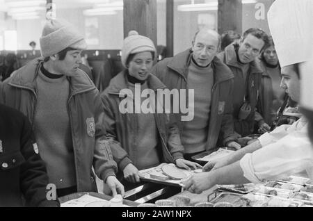 Apertura Olimpiadi Invernali A Grenoble, Kaiser, Burgmeijer, Quarterles Van Ufford Data: 6 Febbraio 1968 Località: Grenoble Nome Persona: Burgmeijer Foto Stock