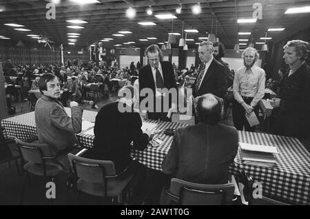 Incontro inaugurale Partito Progressista Dei Popoli (EPP) a Utrecht Data: 28 gennaio 1978 luogo: Utrecht Parole Chiave: Incontri Nome Persona: Partito evangelico progressista Dei Popoli Foto Stock