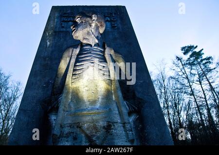 Memorial Place Mahnmal Bittermark, Germania, Renania Settentrionale-Vestfalia, Ruhr Area, Dortmund Foto Stock