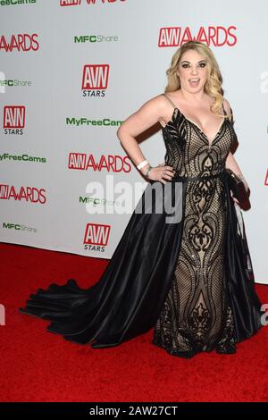 25 gennaio 2020, Las Vegas, NV, USA: Las VEGAS - 12 GENNAIO: Kiki D'aire al 2020 AVN (Adult Video News) Awards all'Hard Rock Hotel & Casino il 12 gennaio 2020 a Las Vegas, NV (Credit Image: © Kay Blake/ZUMA Wire) Foto Stock