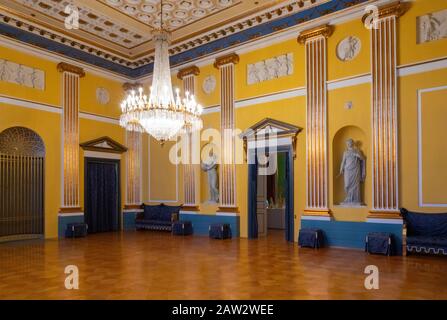 La Gala Hall, Il Palazzo Di Amalienborg, Copenhagen, Danimarca Foto Stock
