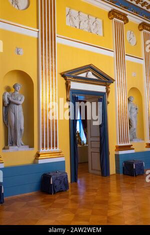 La Gala Hall, Il Palazzo Di Amalienborg, Copenhagen, Danimarca Foto Stock