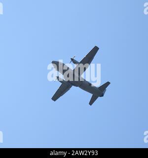 Alenia C-27J Spartan a Bucarest, Romania, settembre 15th 2018 - Crangasi Air Show Foto Stock