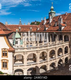 Sede del governo della stiria, Grazer Landhaus, a Graz Foto Stock